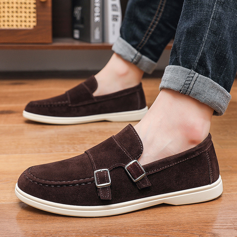 Men's Casual Shoes Suede Loafe - Men Formal Wear Shoes ulasan dan harga