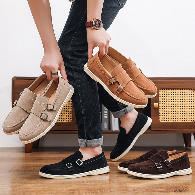 Men's Casual Shoes Suede Loafe - Men Formal Wear Shoes ulasan dan harga