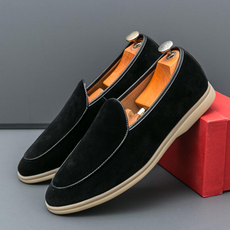 Fashion Men Luxury Brand Loafe - Men Formal Wear Shoes ulasan dan harga