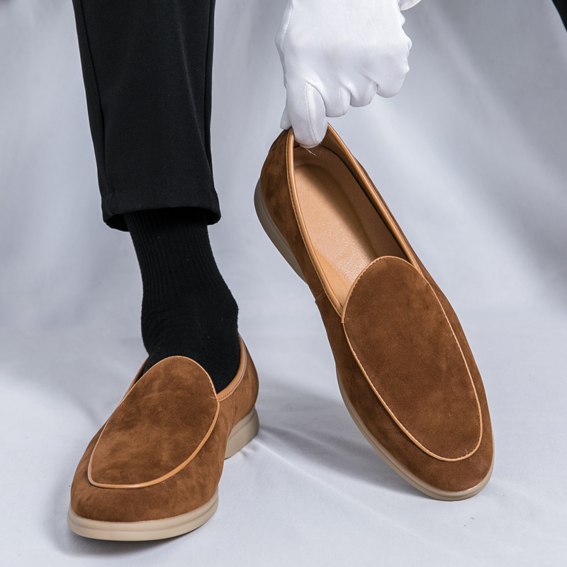 Fashion Men Luxury Brand Loafe - Men Formal Wear Shoes ulasan dan harga