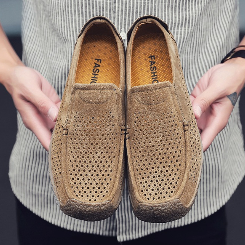 Men Loafers High-quality Slip  - Men Formal Wear Shoes ulasan dan harga