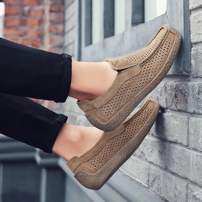 Men Loafers High-quality Slip  - Men Formal Wear Shoes ulasan dan harga