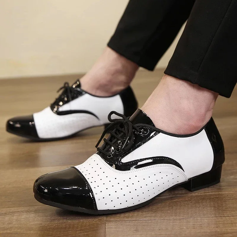 Modern Dance Shoes For Men Sof - Men Formal Wear Shoes ulasan dan harga