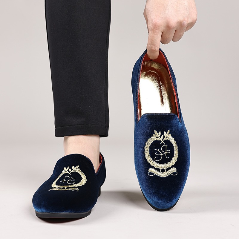 Luxury Designer Loafers Suede  - Men Formal Wear Shoes ulasan dan harga