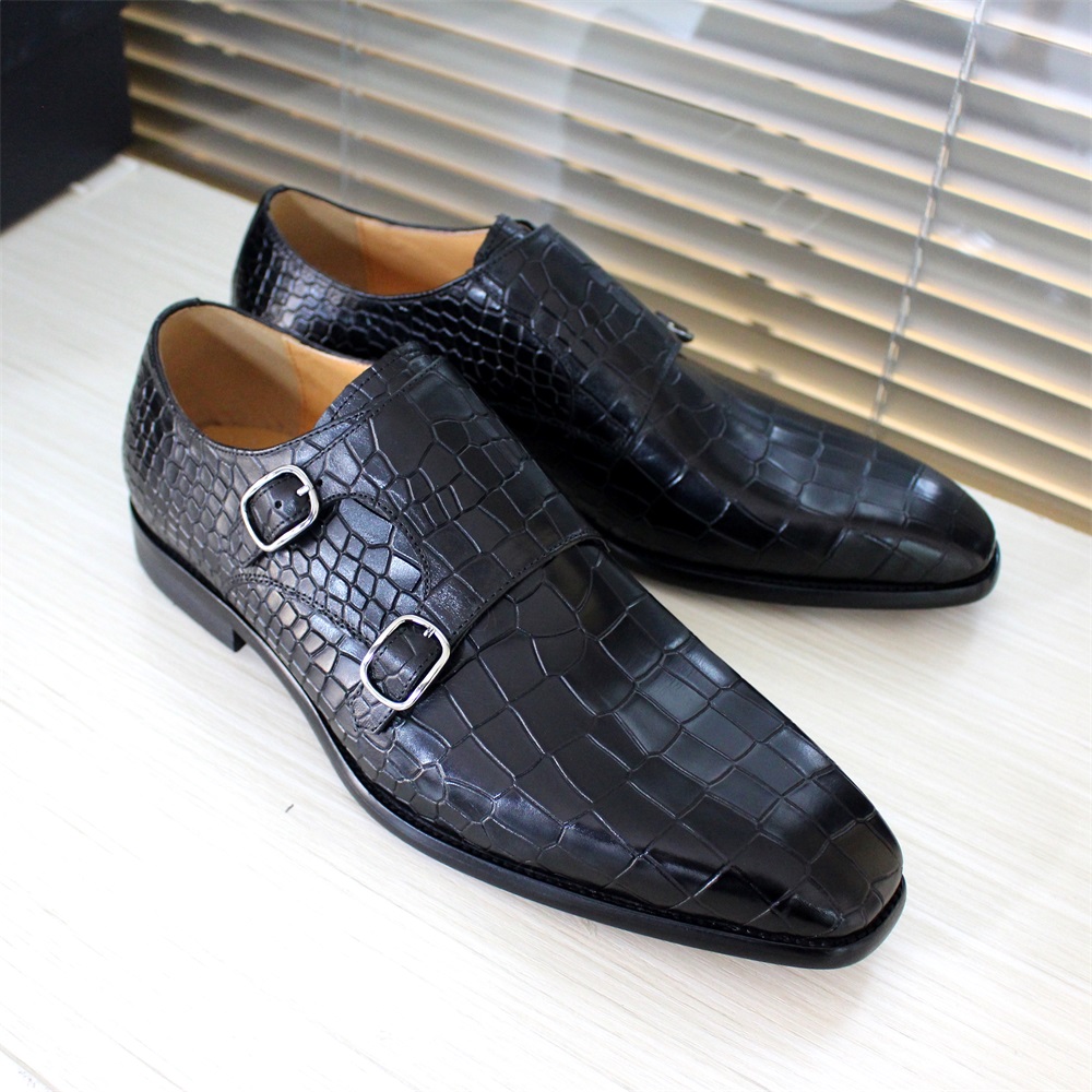 Men's Classic Elegant Black Le - Men Formal Wear Shoes ulasan dan harga