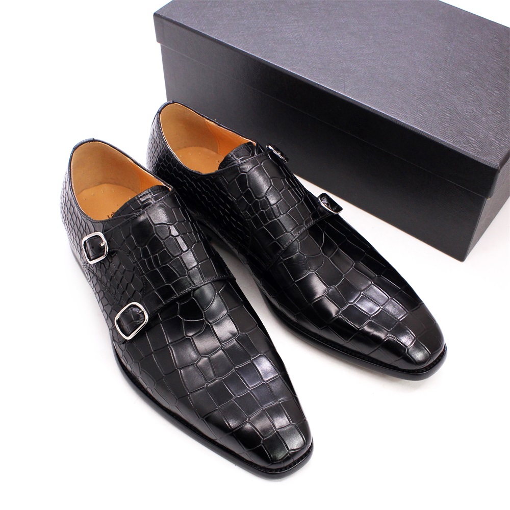 Men's Classic Elegant Black Le - Men Formal Wear Shoes ulasan dan harga