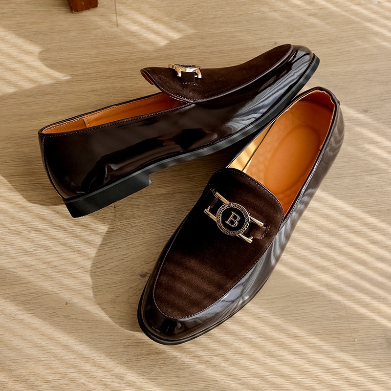 2026 Summer Brown Designer Loa - Men Formal Wear Shoes ulasan dan harga