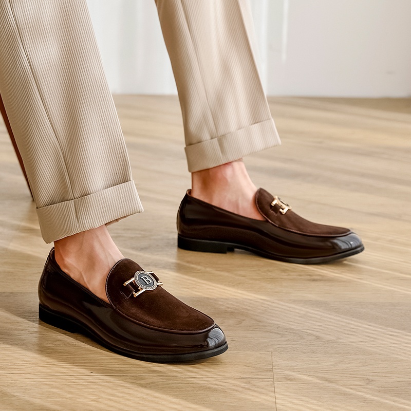 2026 Summer Brown Designer Loa - Men Formal Wear Shoes ulasan dan harga