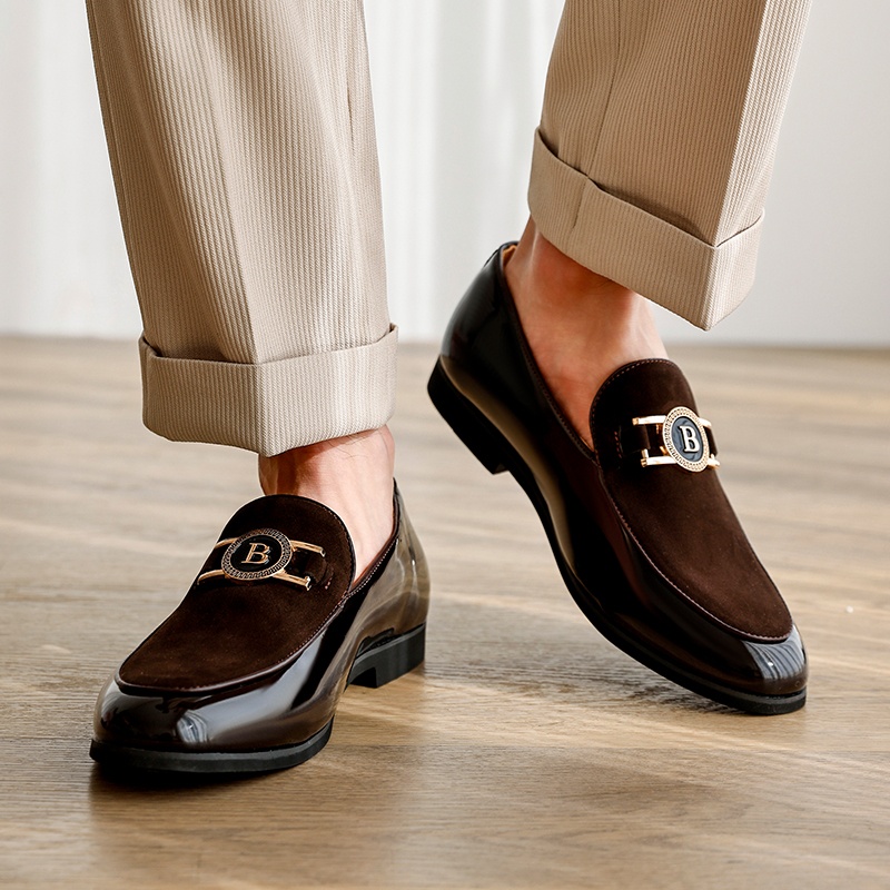 2026 Summer Brown Designer Loa - Men Formal Wear Shoes ulasan dan harga