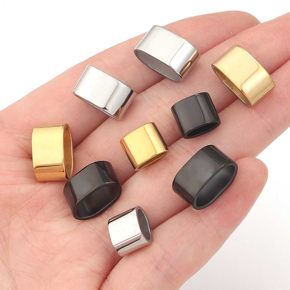 6pcs Flat Stainless Steel Tube - Patent Leather Oxford ulasan dan harga