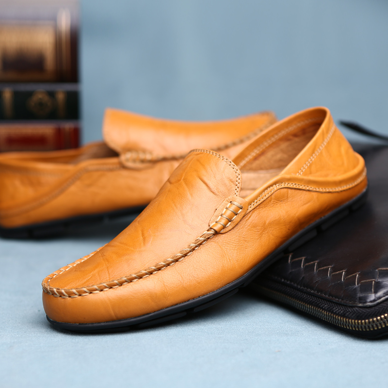 Men's Leather Casual loafers S - Men Formal Wear Shoes ulasan dan harga