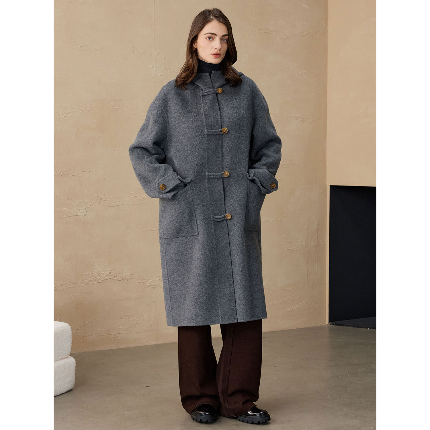 Allingentle Women's Blazer Woo - Wool Suit Jacket ulasan dan harga