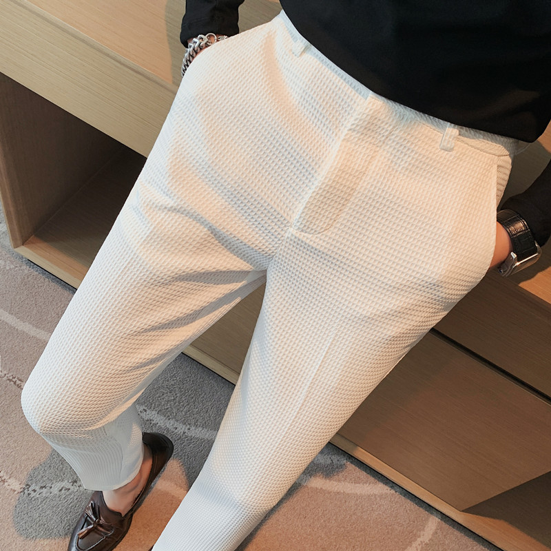 2024 Autumn New Waffle Stretch - Men'S Formal Attire ulasan dan harga