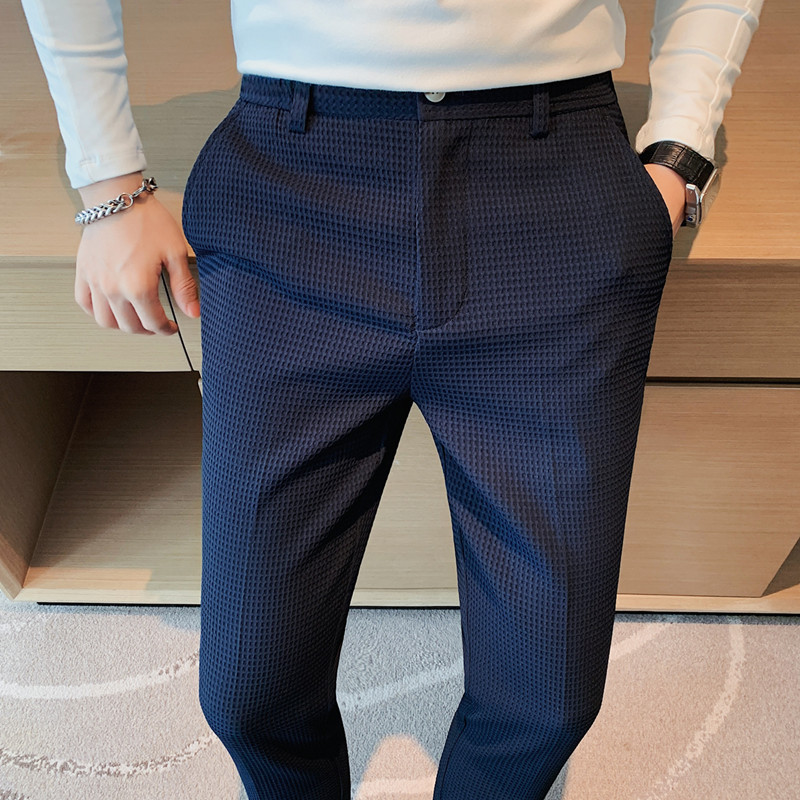 2024 Autumn New Waffle Stretch - Men'S Formal Attire ulasan dan harga