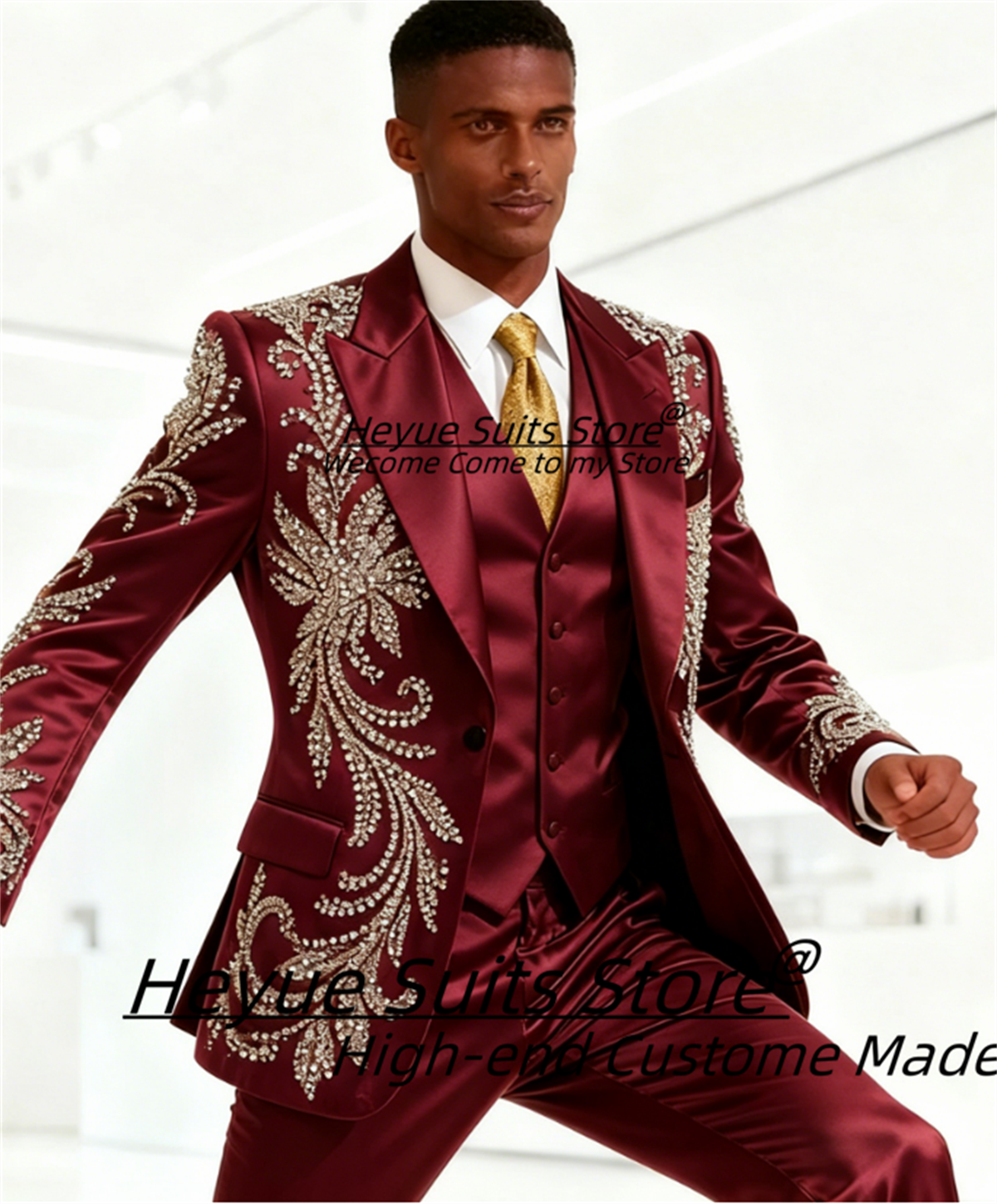 High End Customized Men Suit L - Men'S Formal Attire ulasan dan harga