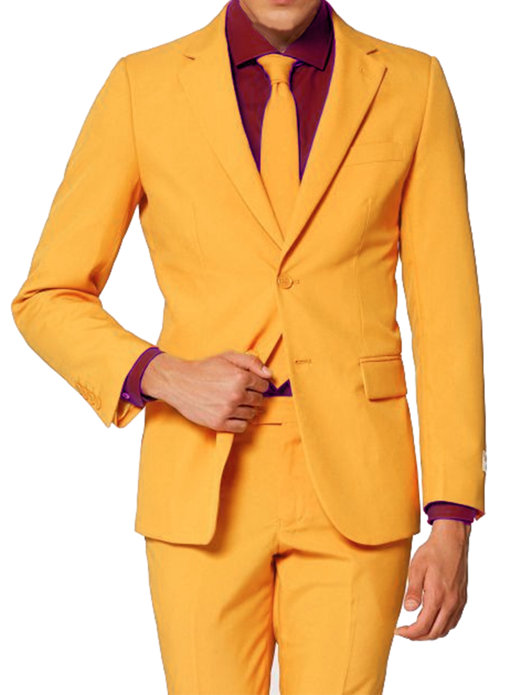 Custom Made Light Orange Suits - Wool Suit Jacket ulasan dan harga