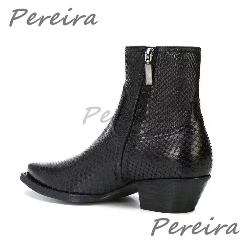Trendy Snake Patterned Chelsea - Men Formal Wear Shoes ulasan dan harga