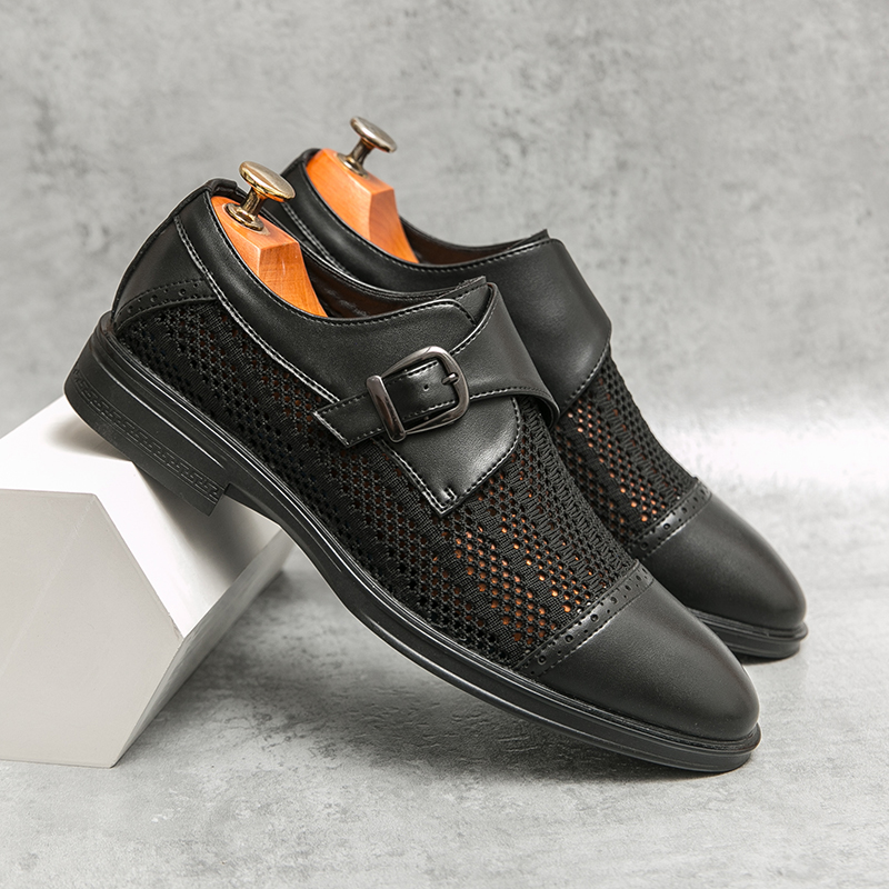 Summer New Punched Grey Leathe - Men'S Formal Attire ulasan dan harga