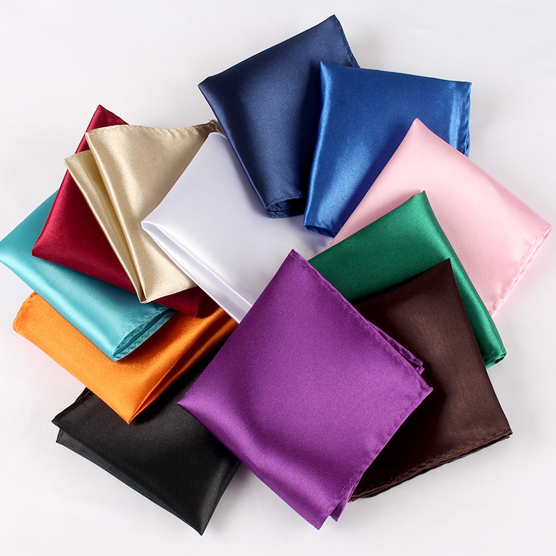 22CM Solid Color Pocket Squre  - Men'S Formal Attire ulasan dan harga
