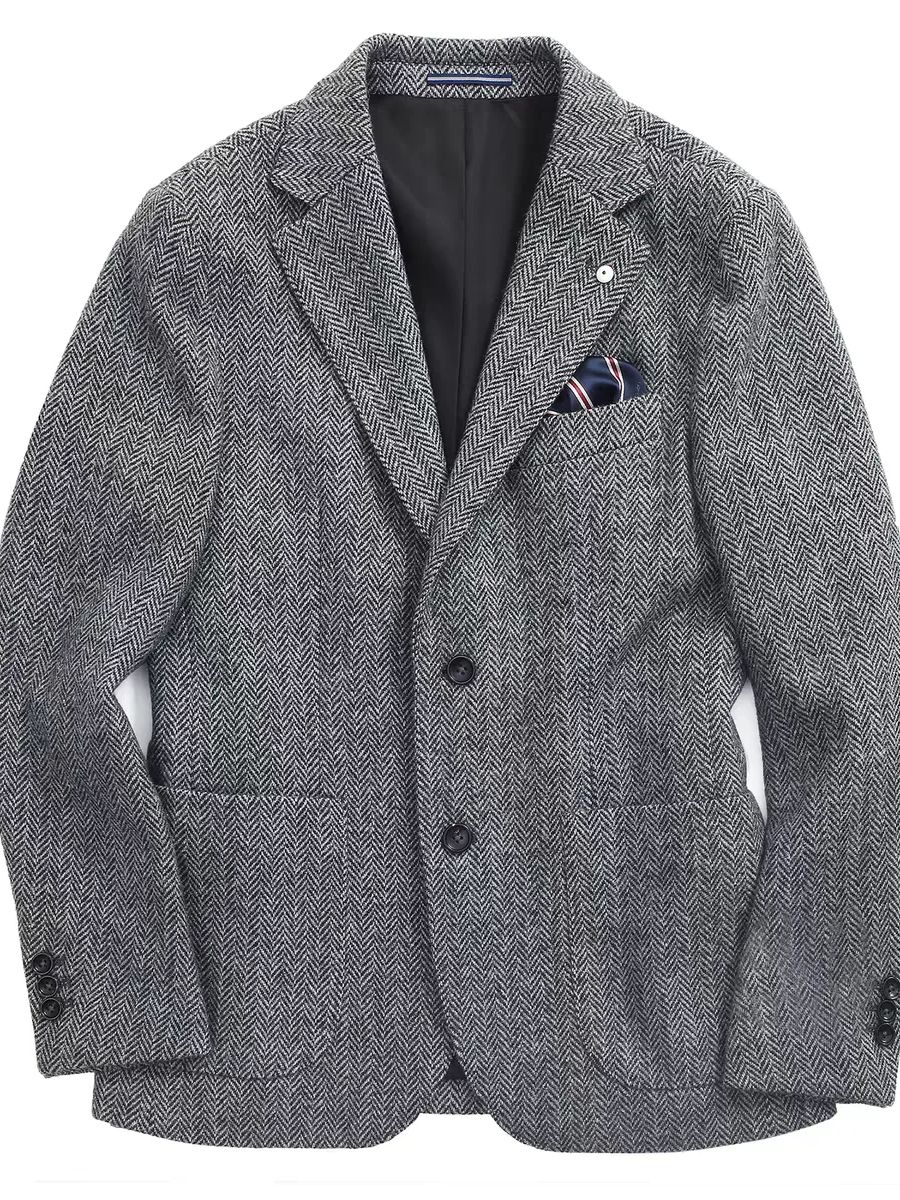 1Pieces Gray Blazer for Men He - Wool Suit Jacket ulasan dan harga