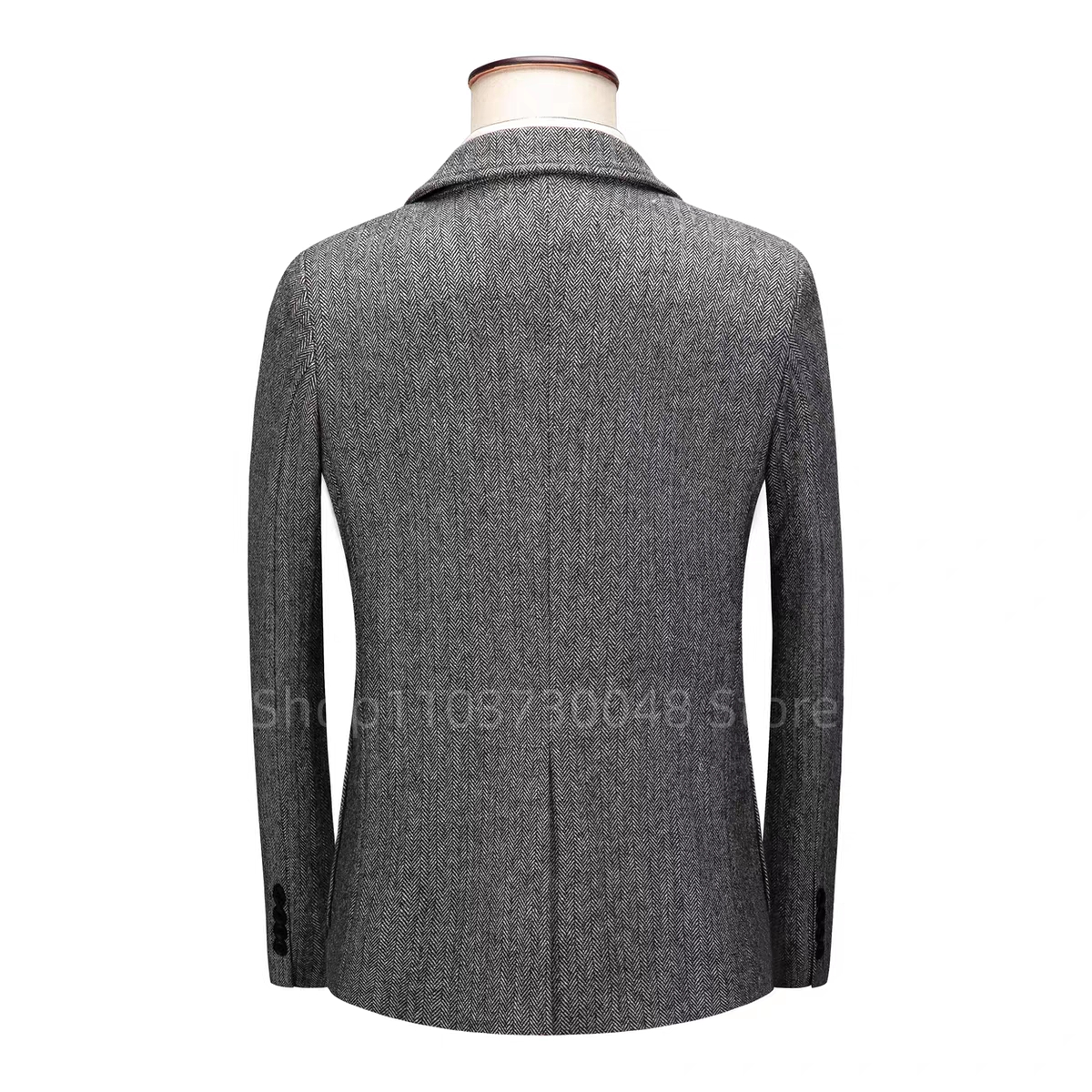 1Pieces Gray Blazer for Men He - Wool Suit Jacket ulasan dan harga