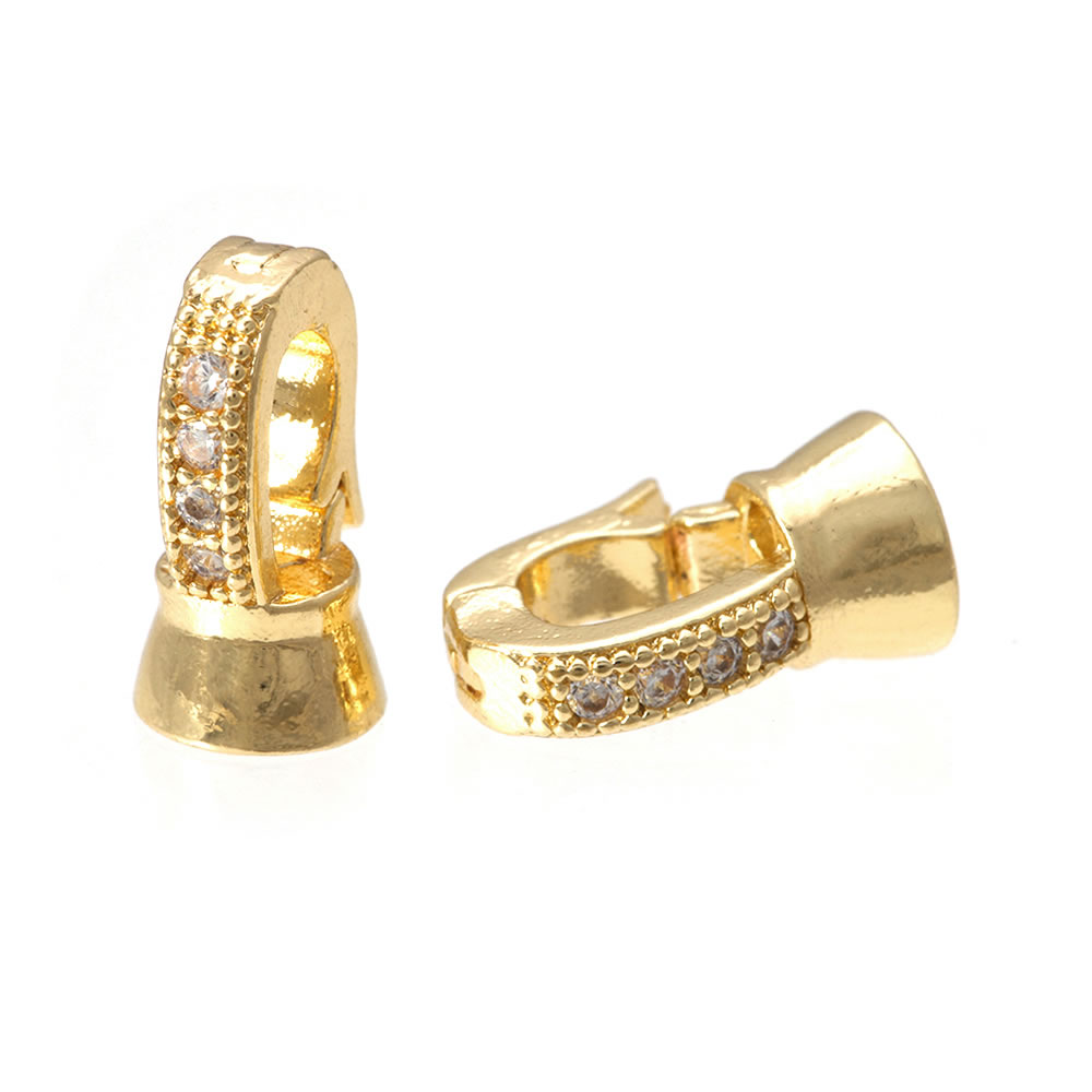 18K Gold Color Brass Zircon Co - Patent Leather Oxford ulasan dan harga