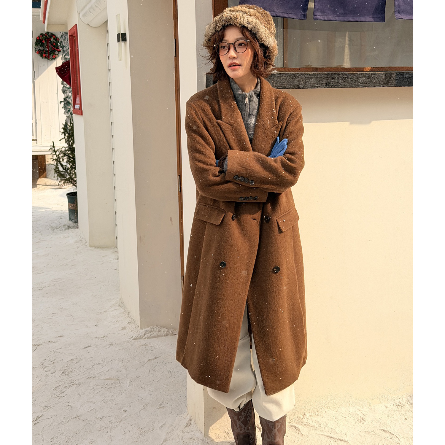 Allingentle Women's Suit Long  - Wool Suit Jacket ulasan dan harga